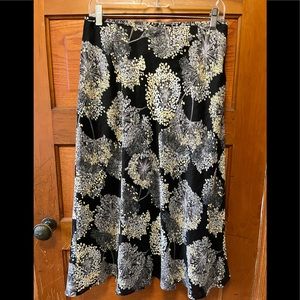 Talbots floral print skirt